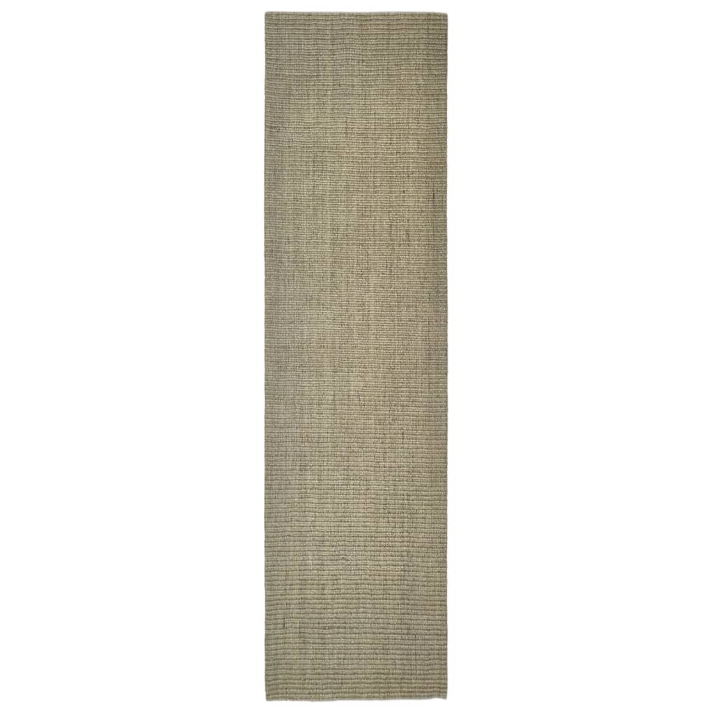 Covor din sisal pentru stâlp de zgâriat, gri taupe, 66x250 cm