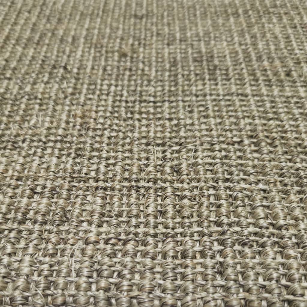 Covor din sisal pentru stâlp de zgâriat, gri taupe, 66x250 cm