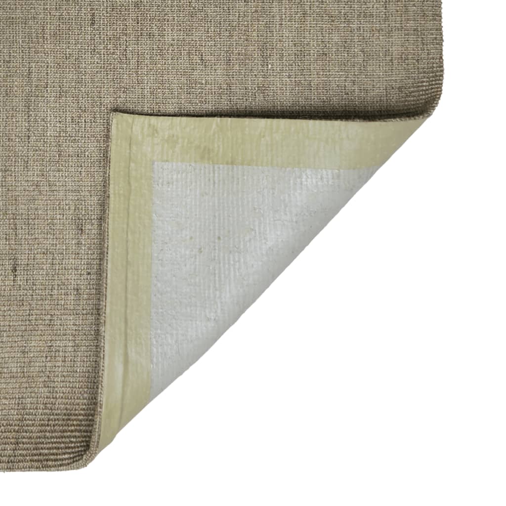 Covor din sisal pentru stâlp de zgâriat, gri taupe, 66x250 cm