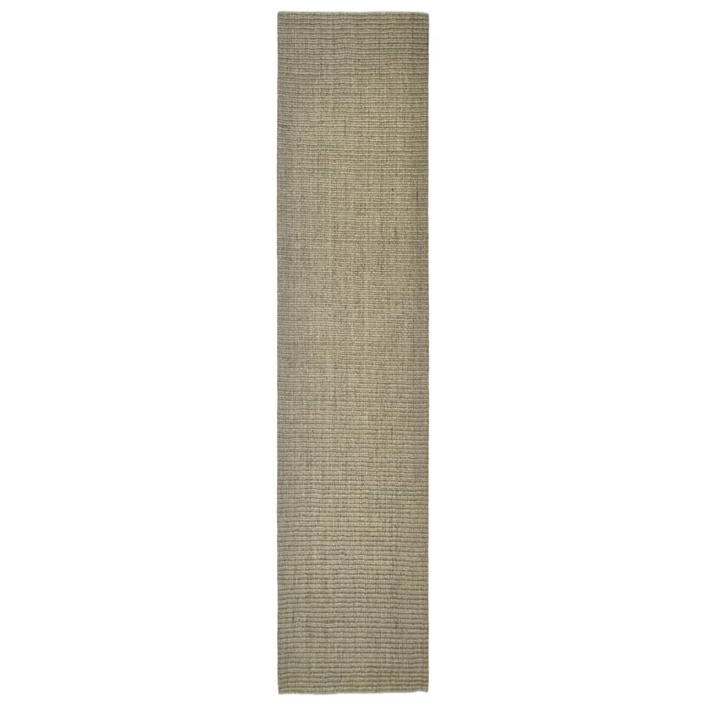 Covor din sisal pentru stâlp de zgâriat, gri taupe, 66x300 cm