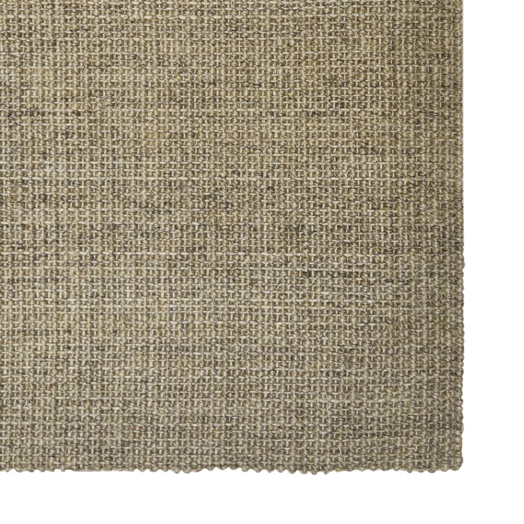 Covor din sisal pentru stâlp de zgâriat, gri taupe, 66x300 cm