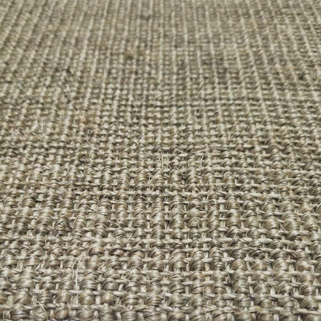 Covor din sisal pentru stâlp de zgâriat, gri taupe, 66x300 cm