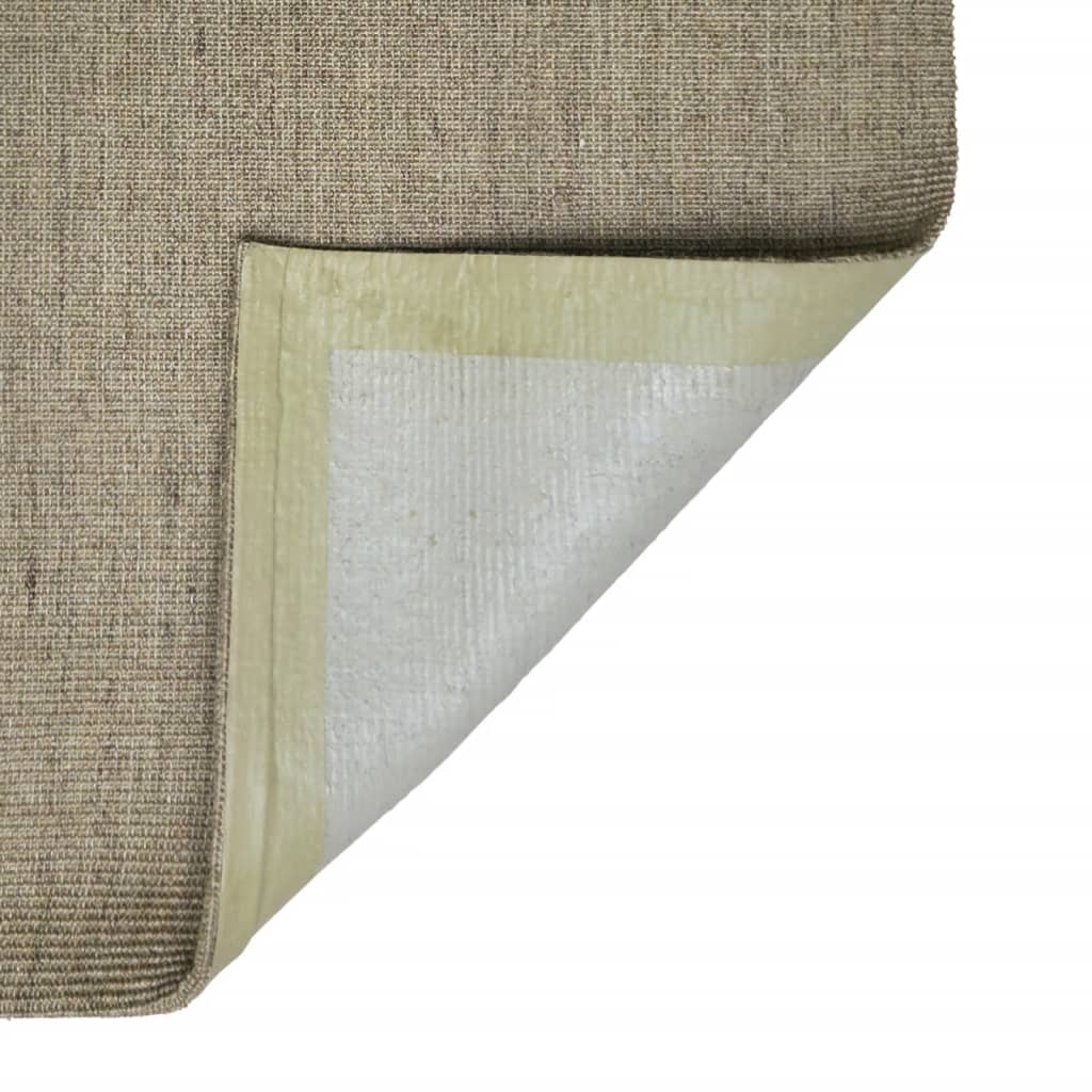 Covor din sisal pentru stâlp de zgâriat, gri taupe, 80x250 cm