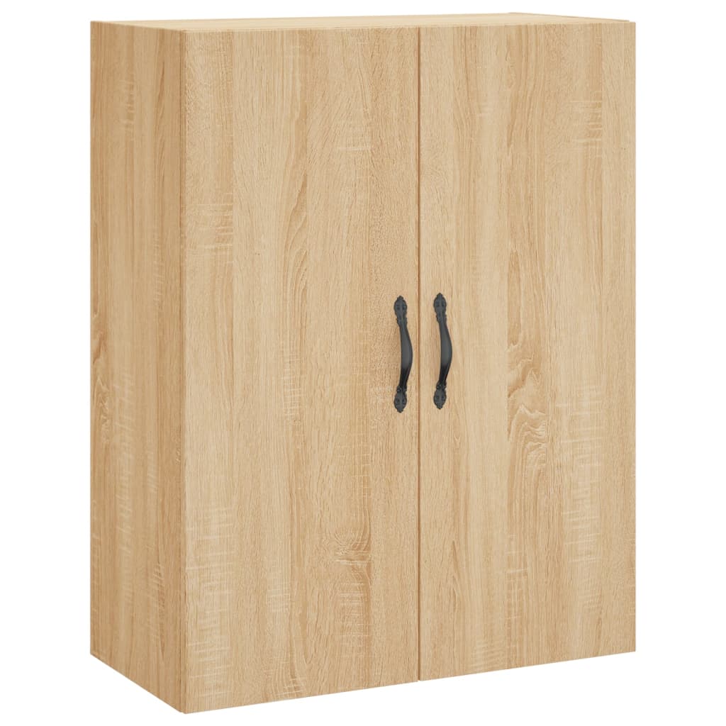 Dulap TV pe perete stejar sonoma, 69,5x34x90 cm, lemn prelucrat