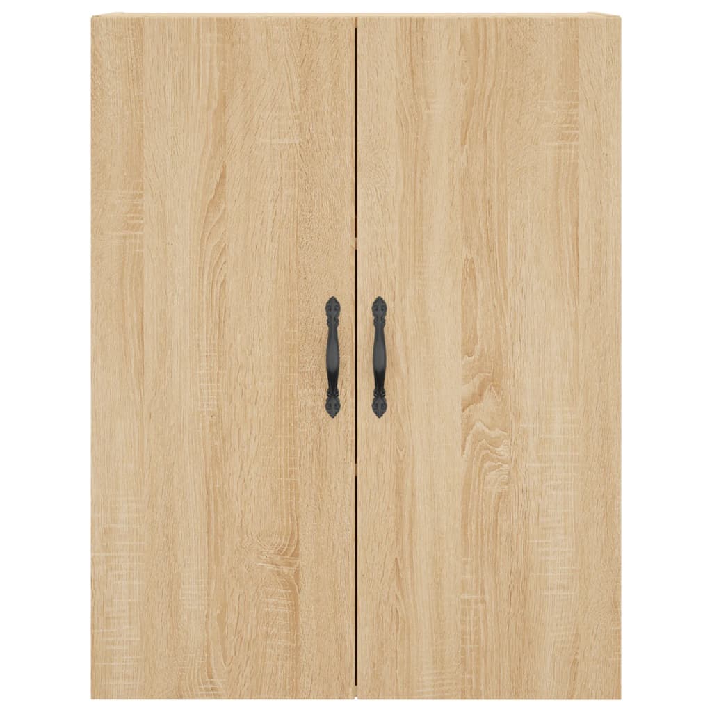 Dulap TV pe perete stejar sonoma, 69,5x34x90 cm, lemn prelucrat
