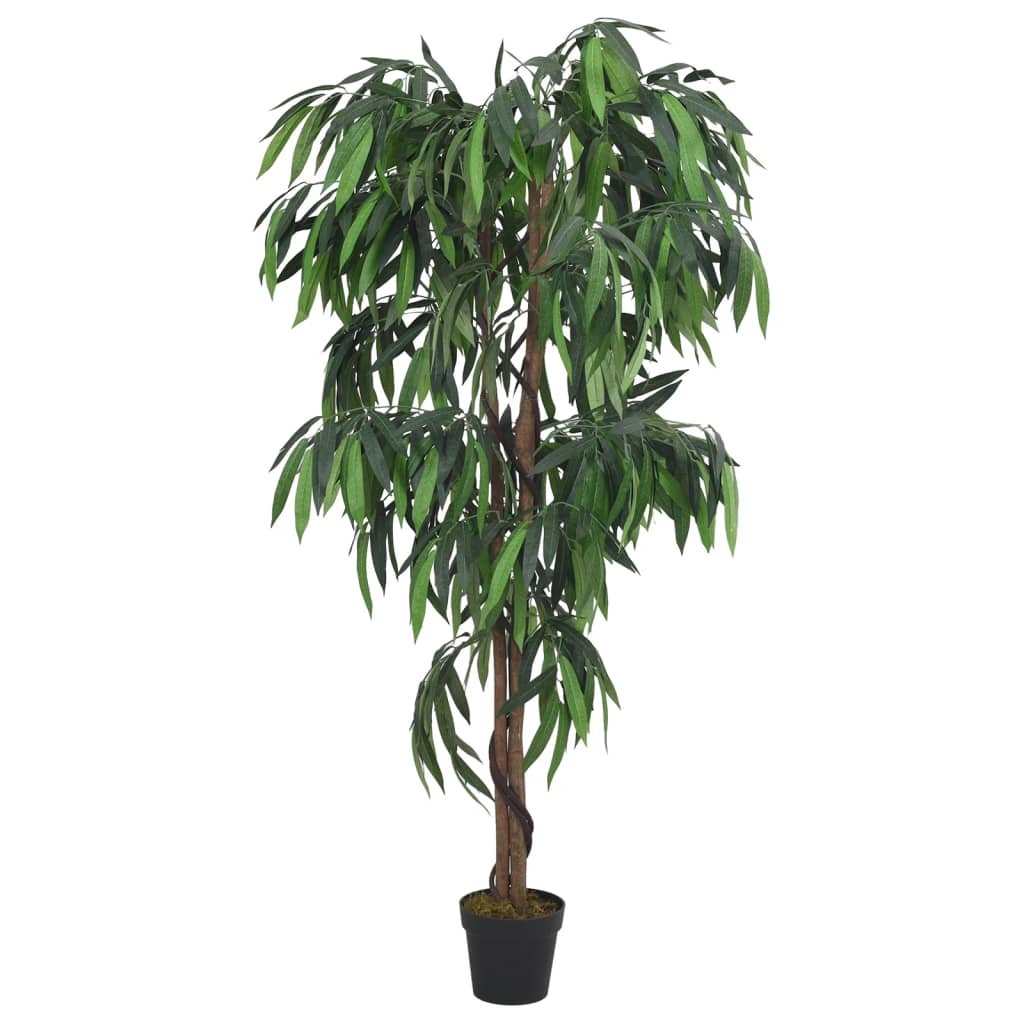 Arbore de mango artificial 600 de frunze 150 cm verde