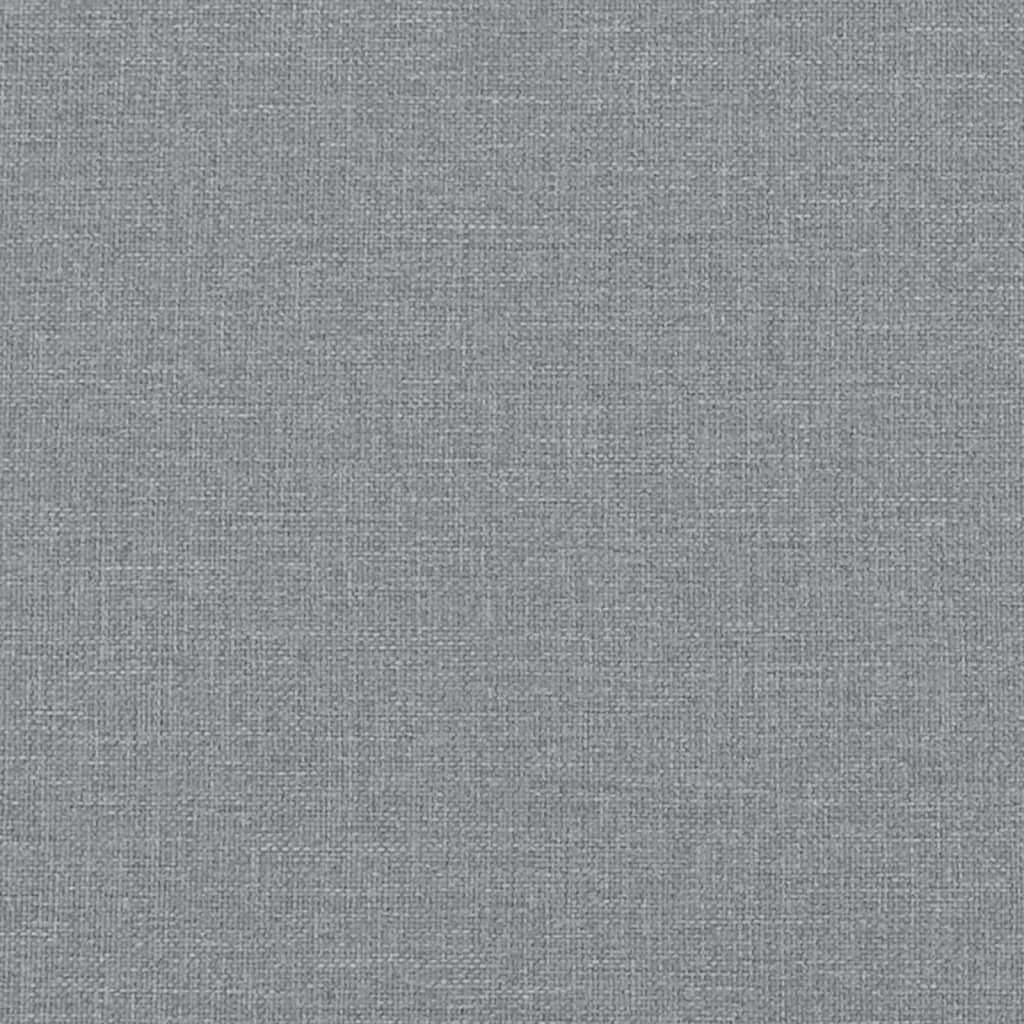 Canapea cu 3 locuri, gri deschis, material 180CM textil