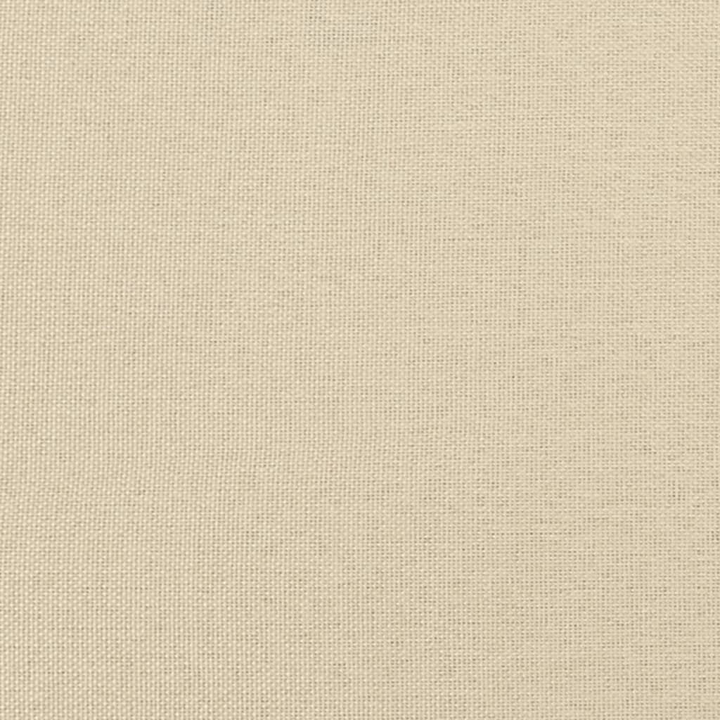 Canapea cu 3 locuri, crem, 180 cm, material textil