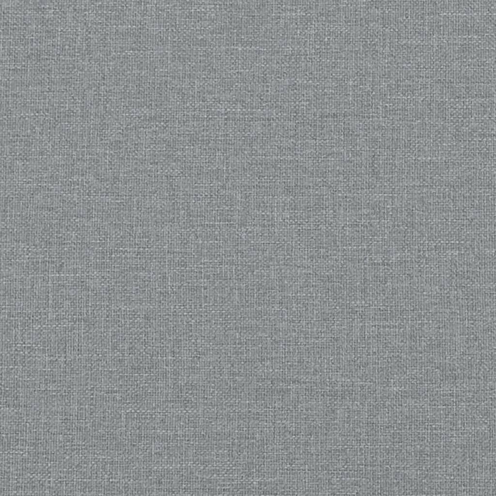 Fotoliu canapea, gri deschis, 60 cm, material textil