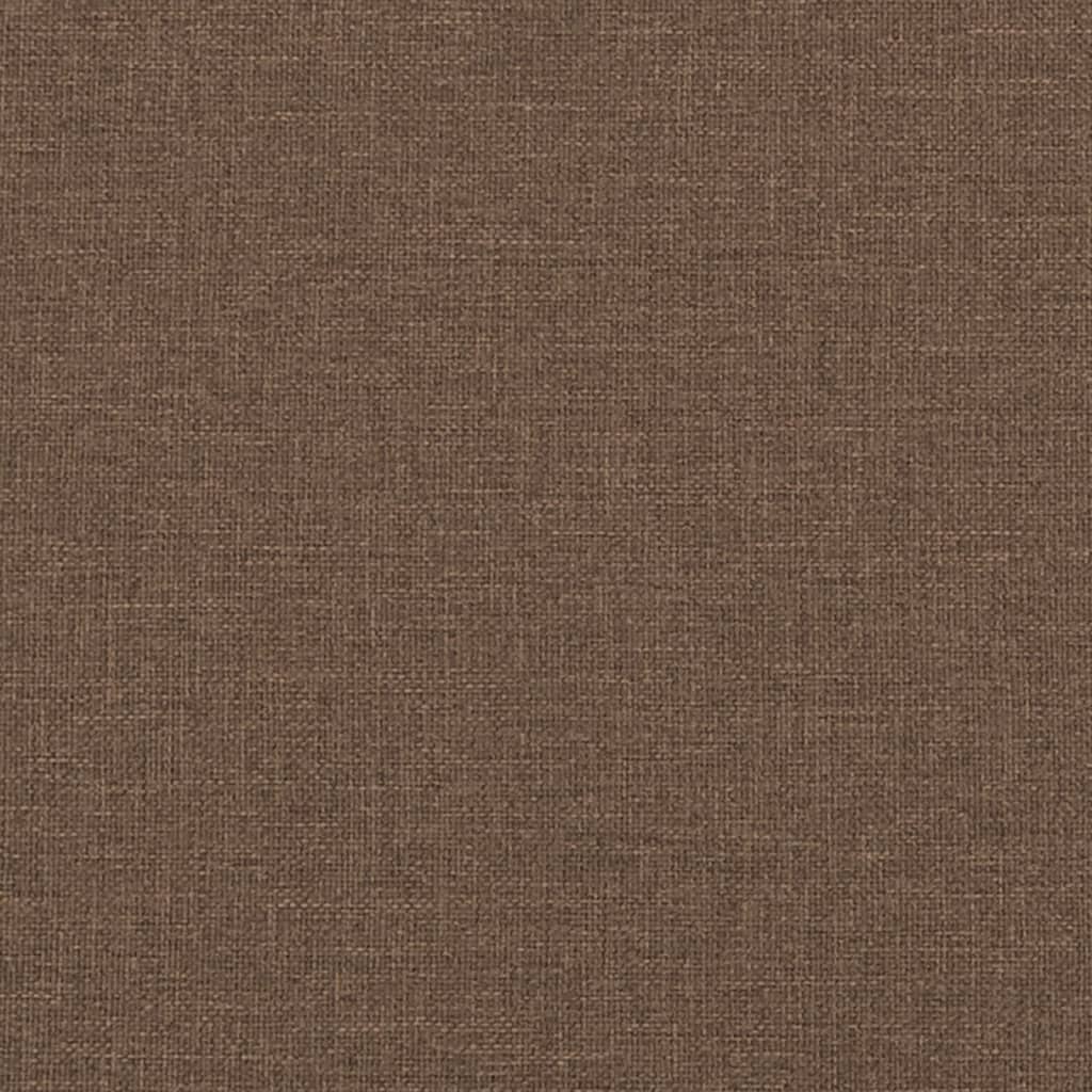 Canapea cu 2 locuri, maro, 140 cm, material textil