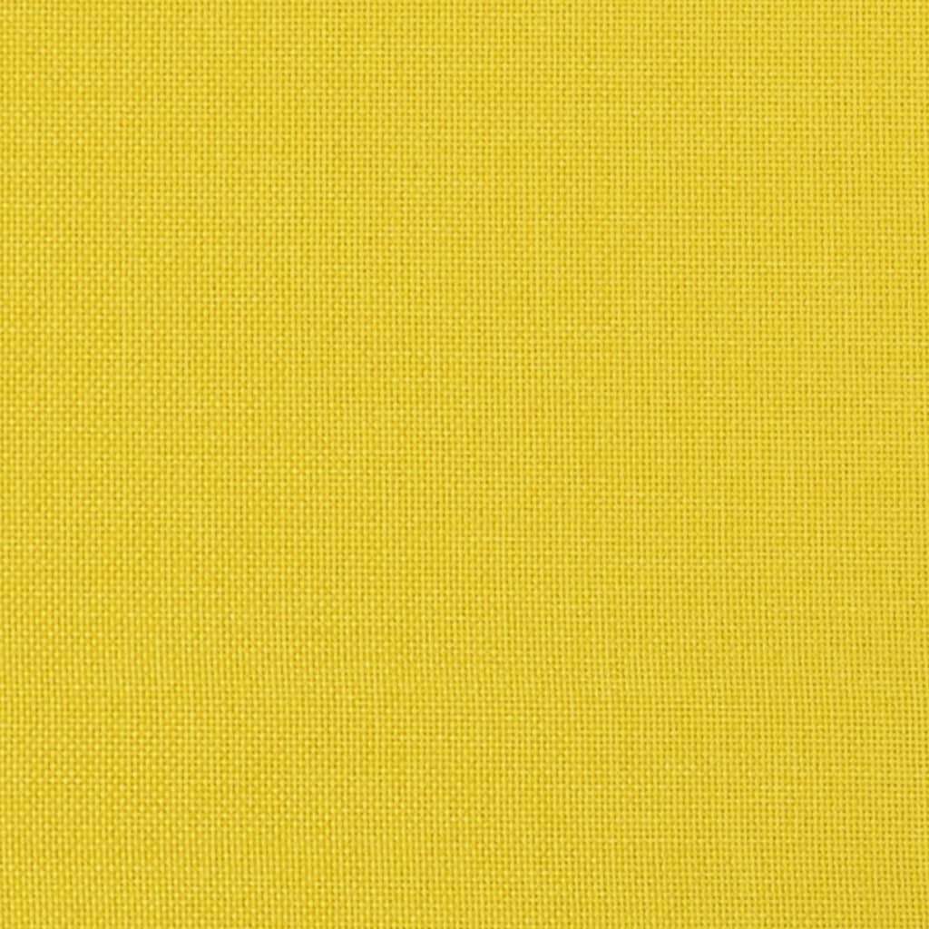 Canapea cu 2 locuri, galben deschis, 140 cm, material textil