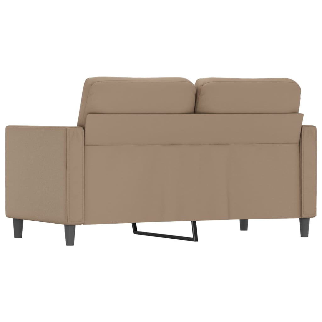 Canapea cu 2 locuri, cappuccino, 120 cm, piele ecologică