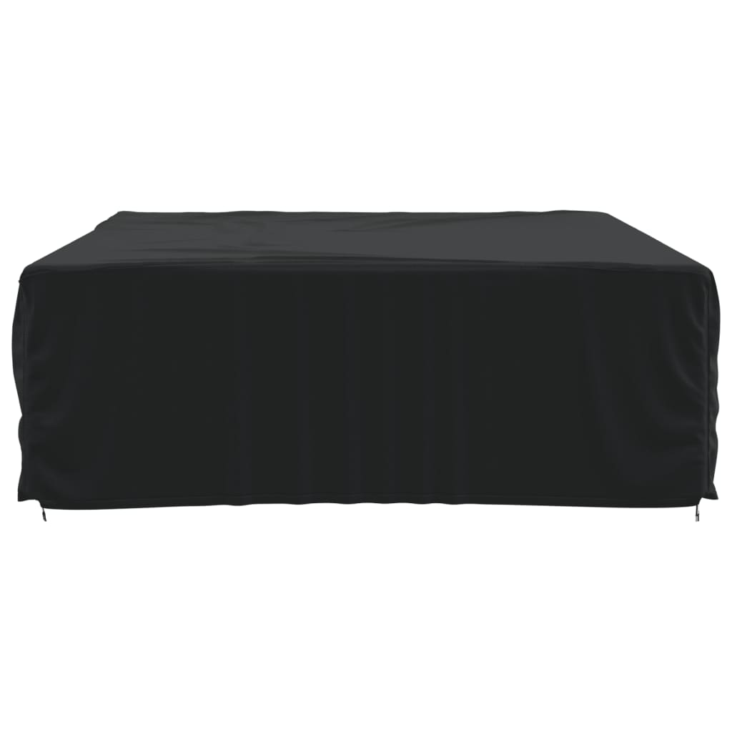 Husă mobilier de grădină, negru, 350x260x90 cm, oxford 420D
