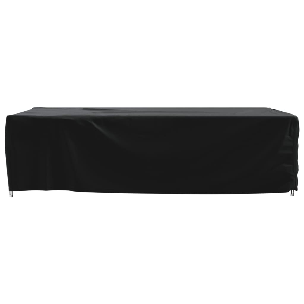 Husă mobilier de grădină, negru, 350x260x90 cm, oxford 420D