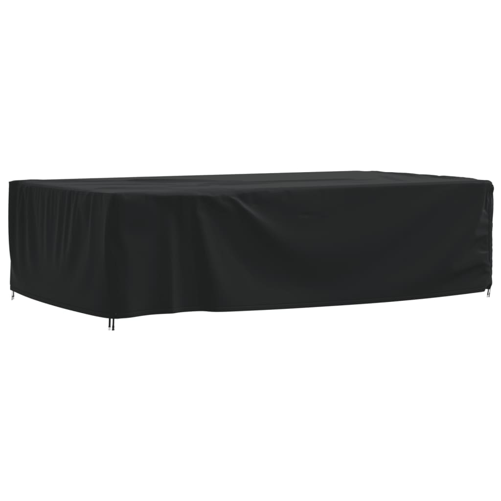 Husă mobilier de grădină, negru, 315x180x74 cm, oxford 420D