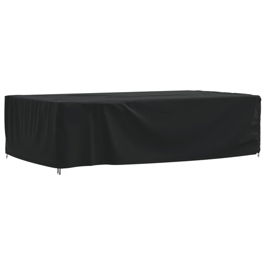 Husă mobilier de grădină, negru, 315x180x74 cm, oxford 420D