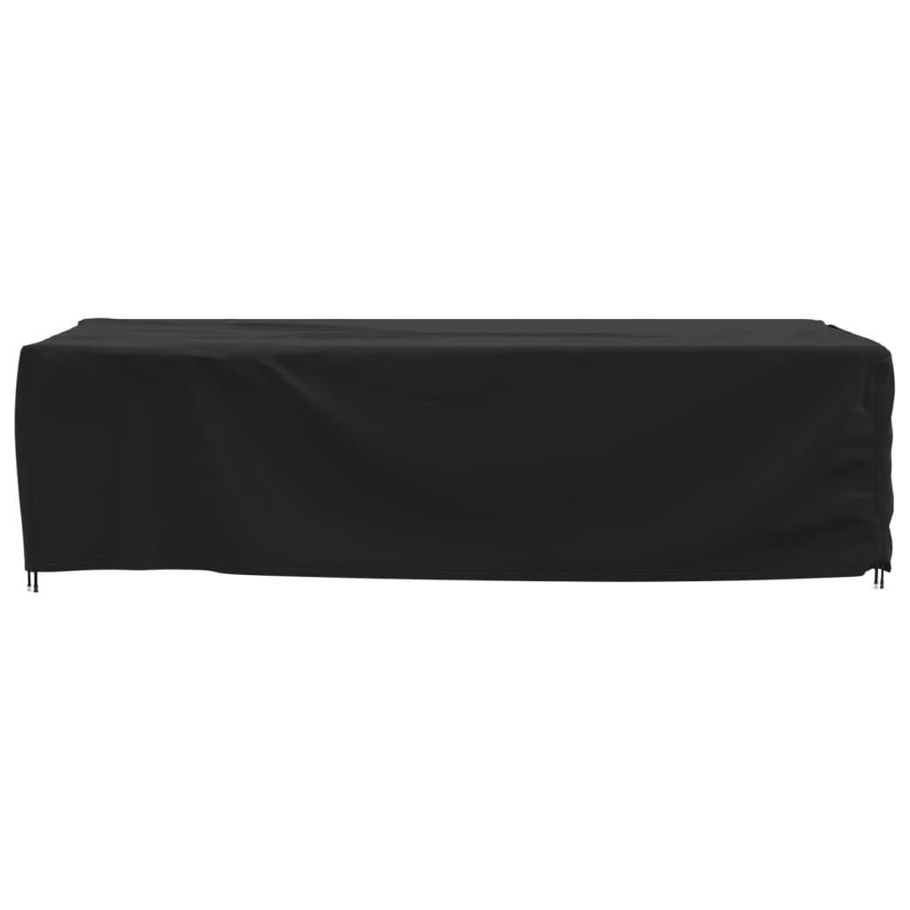 Husă mobilier de grădină, negru, 315x180x74 cm, oxford 420D