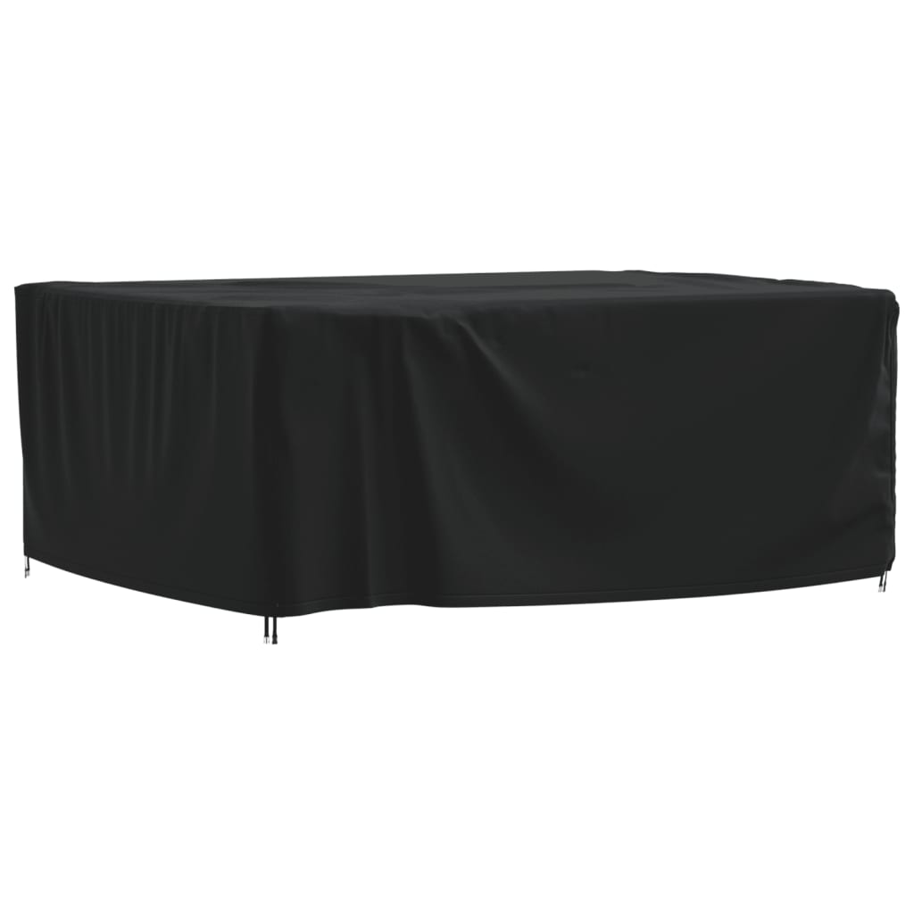 Husă mobilier de grădină, negru, 242x182x100 cm, oxford 420D