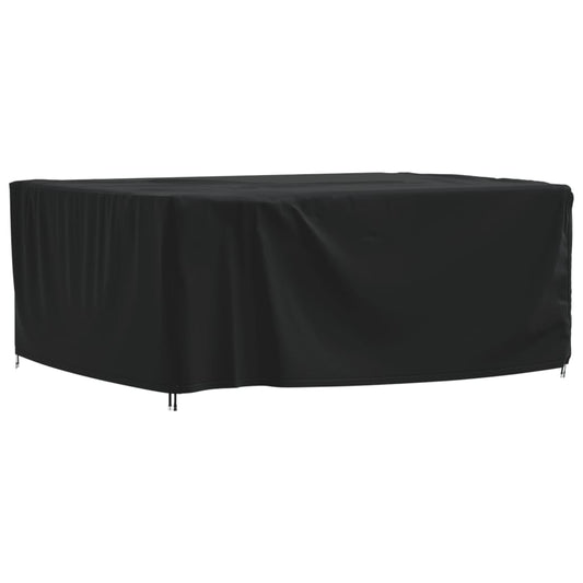 Husă mobilier de grădină, negru, 242x182x100 cm, oxford 420D