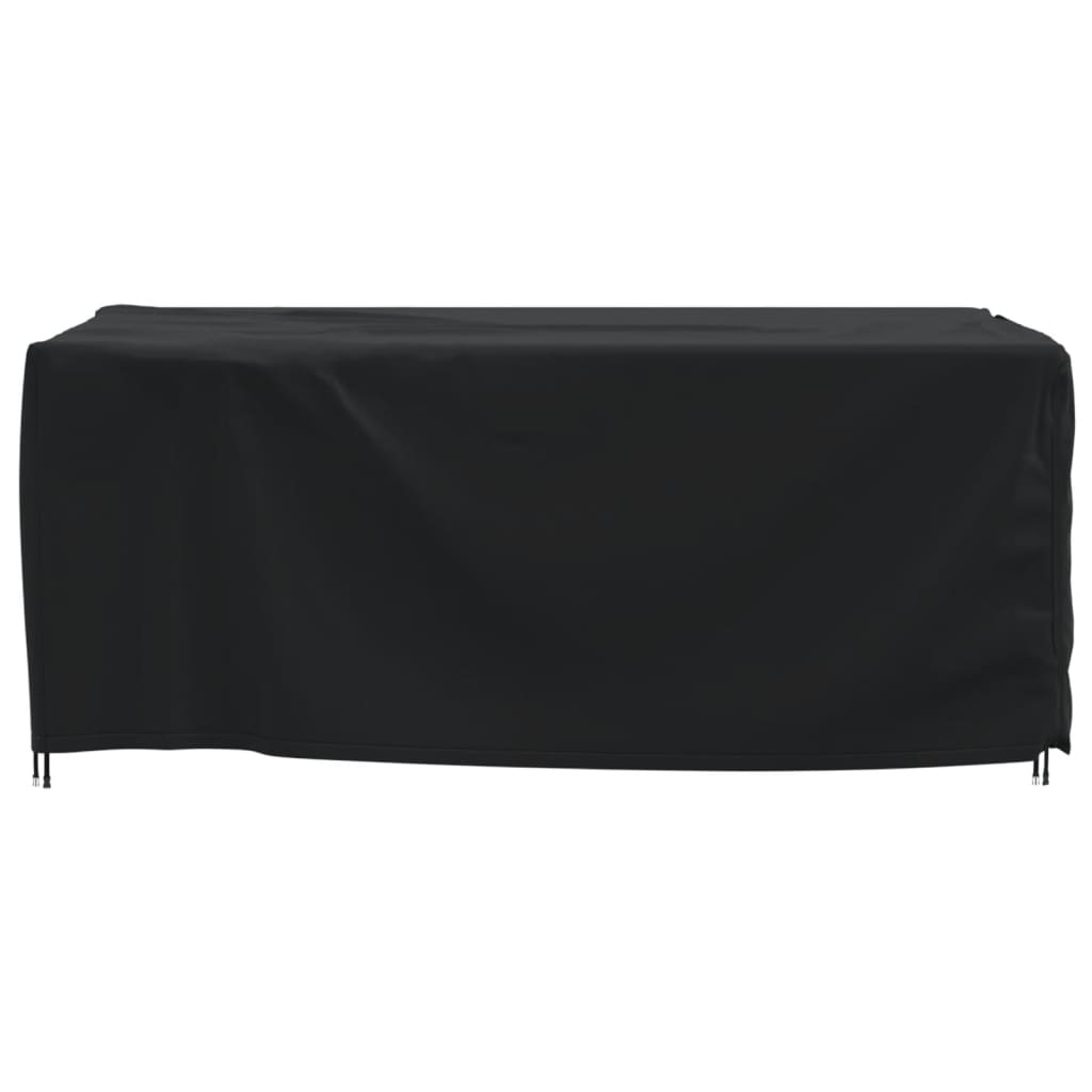 Husă mobilier de grădină, negru, 242x182x100 cm, oxford 420D