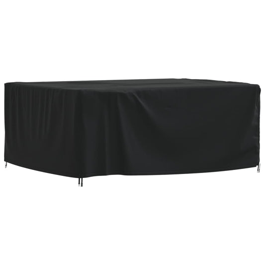 Husă mobilier de grădină, negru, 200x165x80 cm, oxford 420D