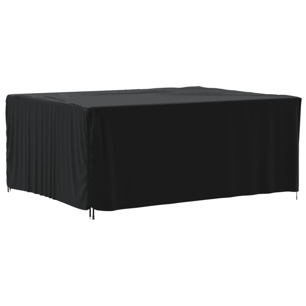 Husă mobilier de grădină, negru, 200x165x80 cm, oxford 420D