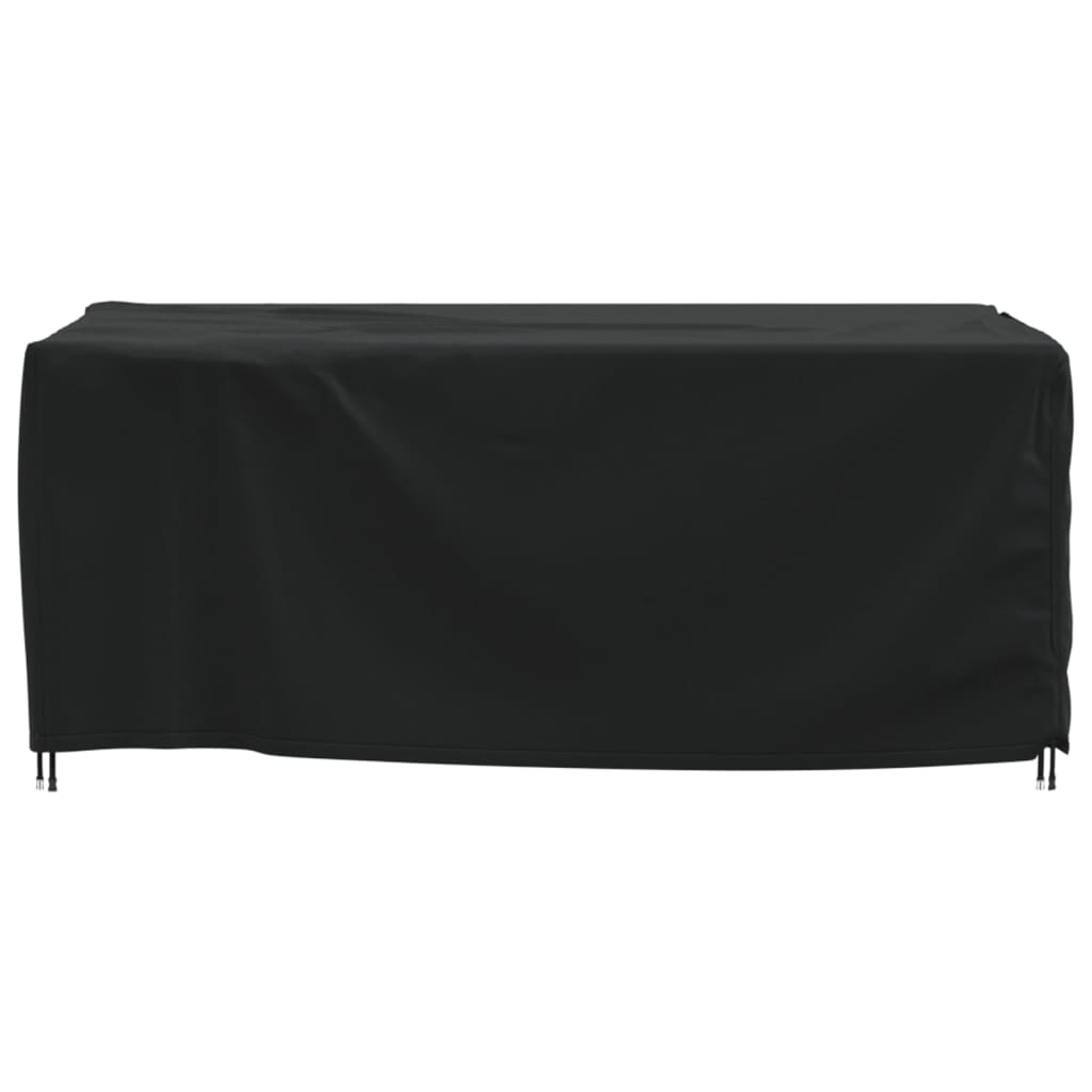 Husă mobilier de grădină, negru, 200x165x80 cm, oxford 420D