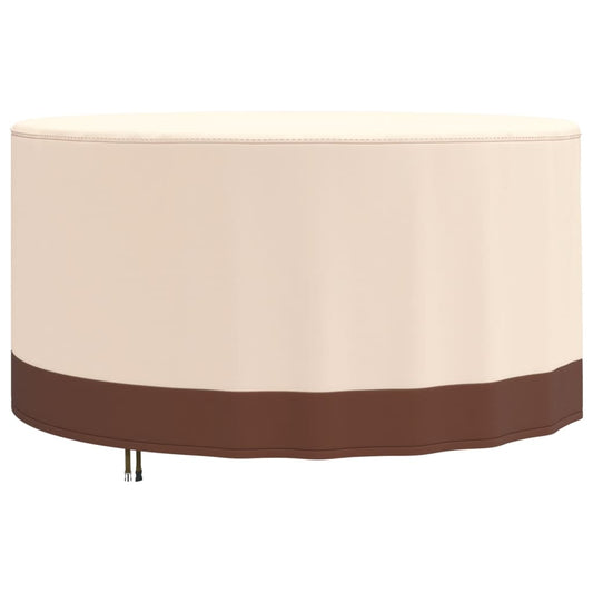 Husă mobilier de grădină rotundă, bej, Ø 157x71 cm Oxford 600D