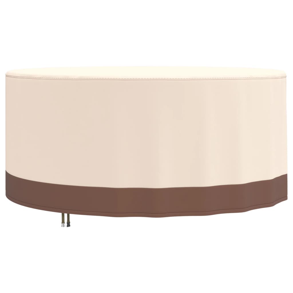 Husă mobilier de grădină rotundă, bej, Ø 183x71 cm Oxford 600D