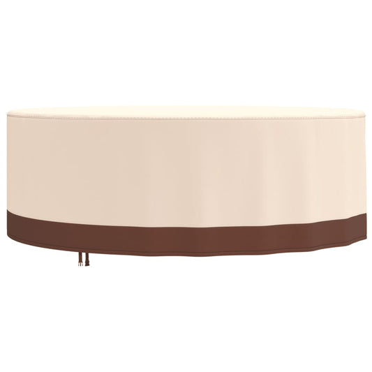 Husă mobilier de grădină rotundă, bej, Ø 244x71 cm Oxford 600D
