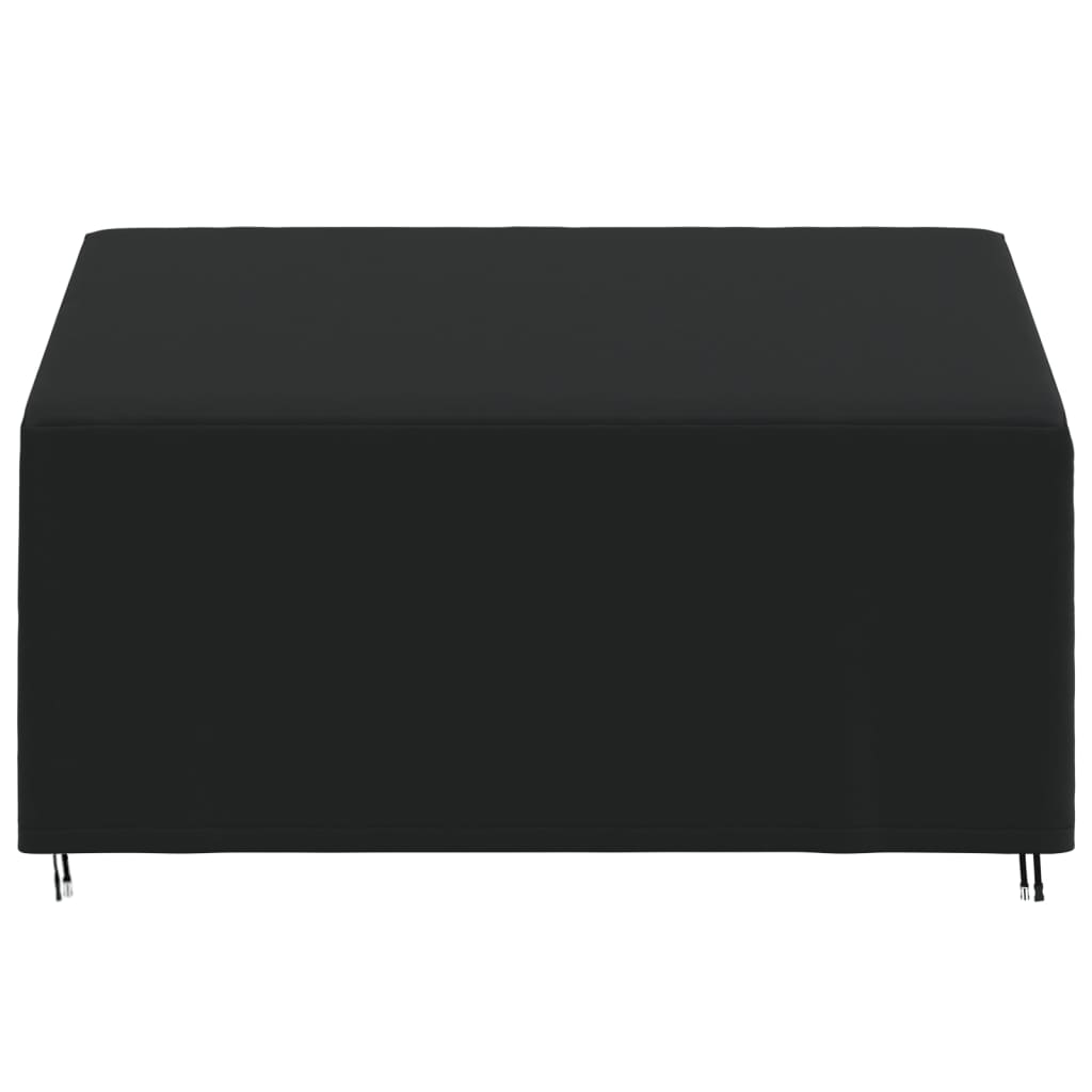 Husă banchetă cu 3 locuri, negru, 165x70x65/94 cm, Oxford 420D