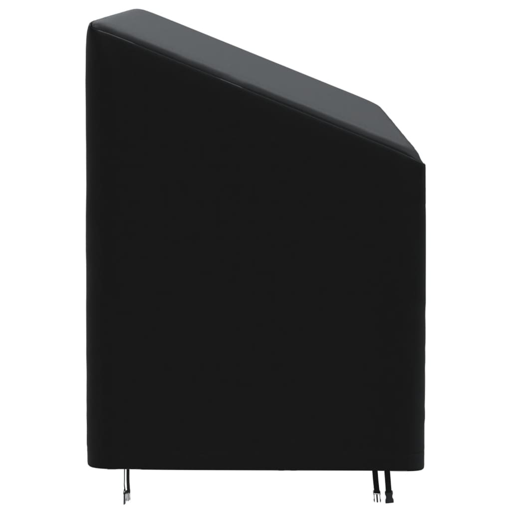 Husă banchetă cu 3 locuri, negru, 165x70x65/94 cm, Oxford 420D