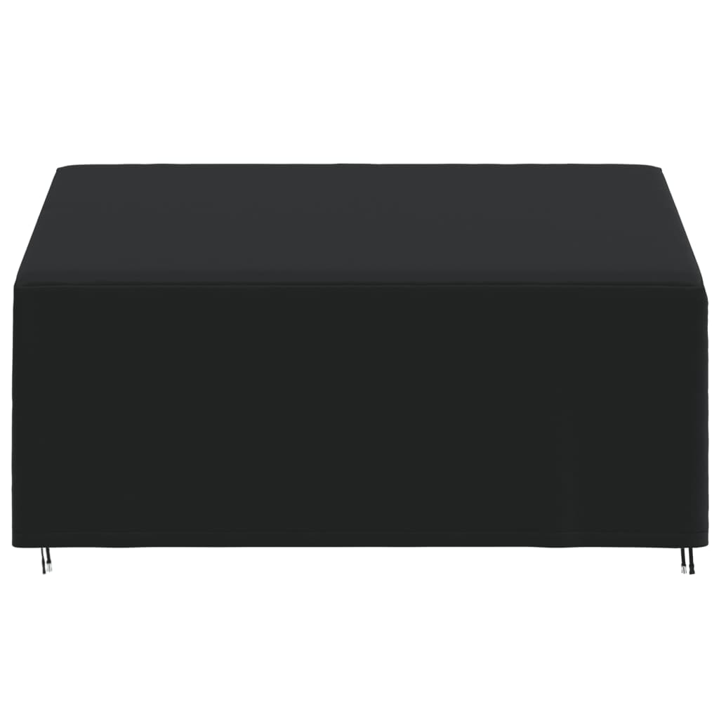 Husă banchetă cu 3 locuri, negru, 175x85x68/94 cm, Oxford 420D