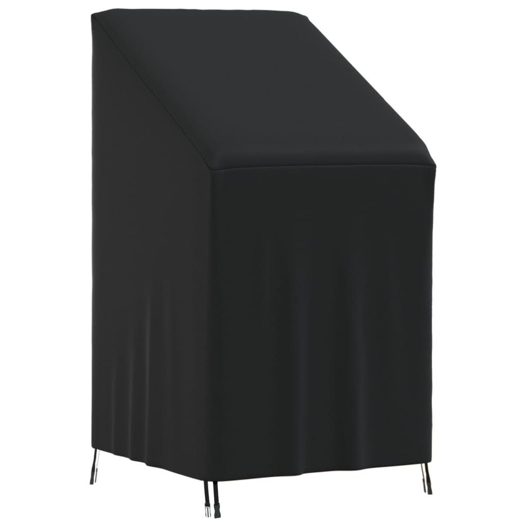 Husă scaun de grădină, negru, 70x70x85/125 cm, Oxford 420D