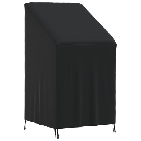 Husă scaun de grădină, negru, 70x70x85/125 cm, Oxford 420D