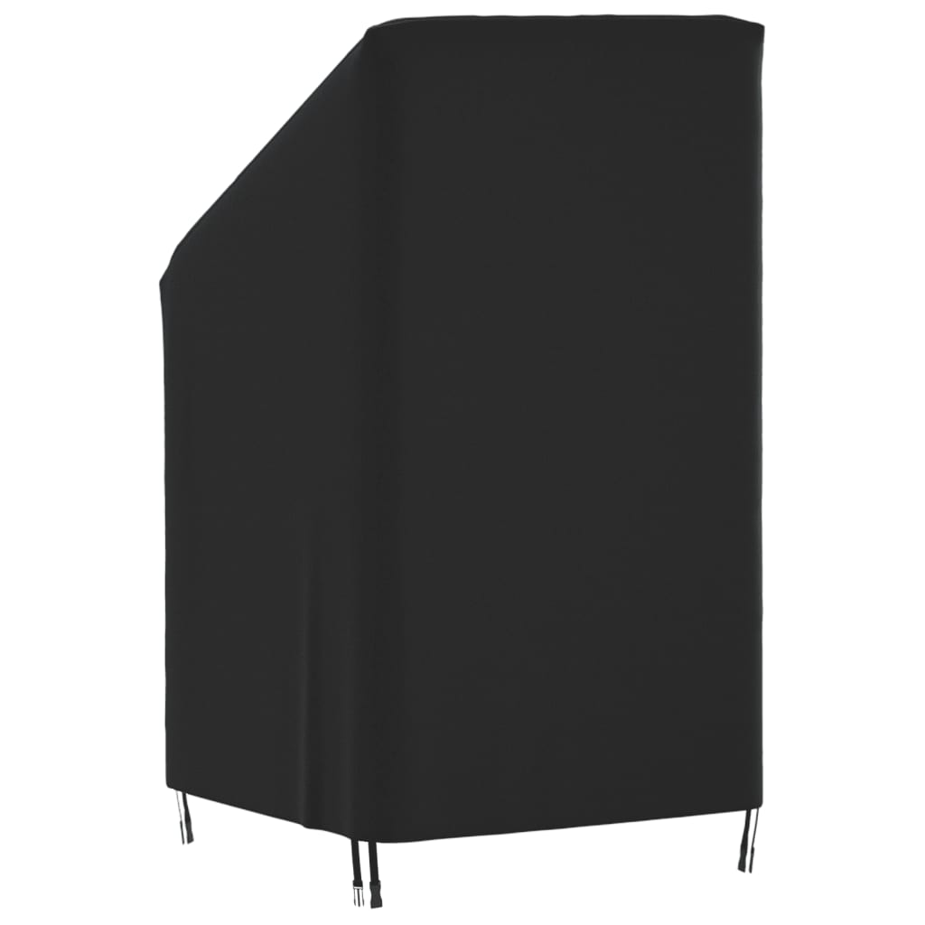 Husă scaun de grădină, negru, 70x70x85/125 cm, Oxford 420D