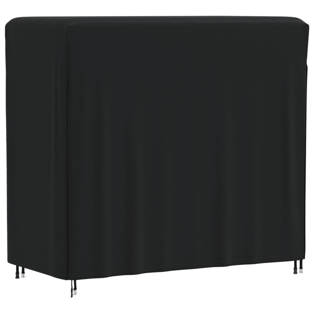 Husă suport lemne de foc, negru, 122x61x106 cm, Oxford 420D