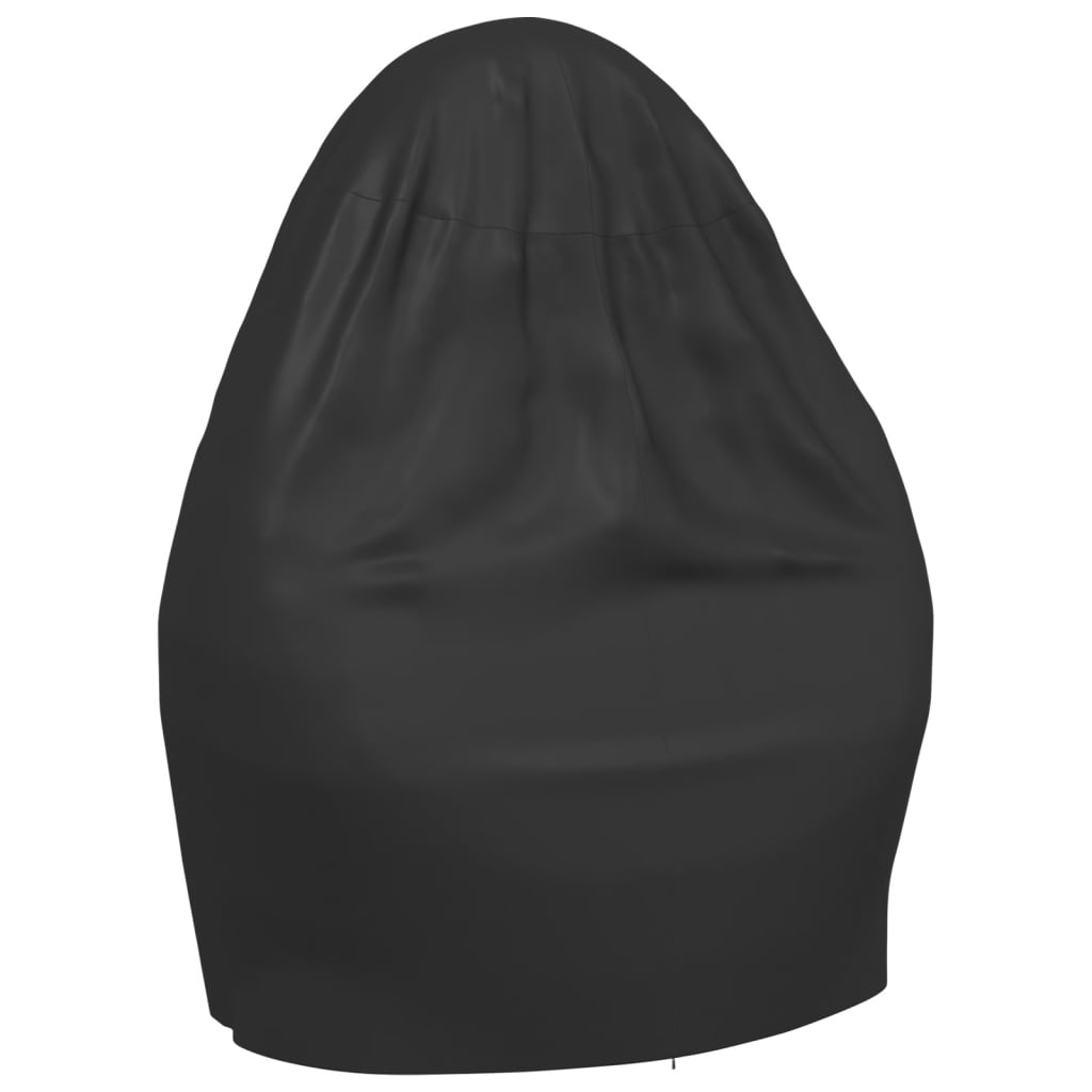 Husă pentru scaun dublu tip ou, negru, Ø 146x210 cm Oxford 420D