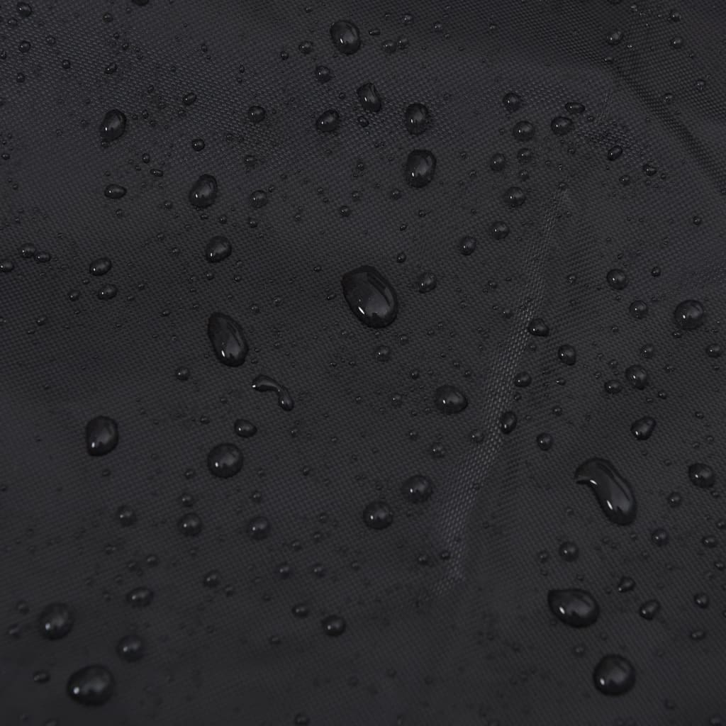 Husă încălzitor formă de piramidă negru 58x58x228cm Oxford 420D