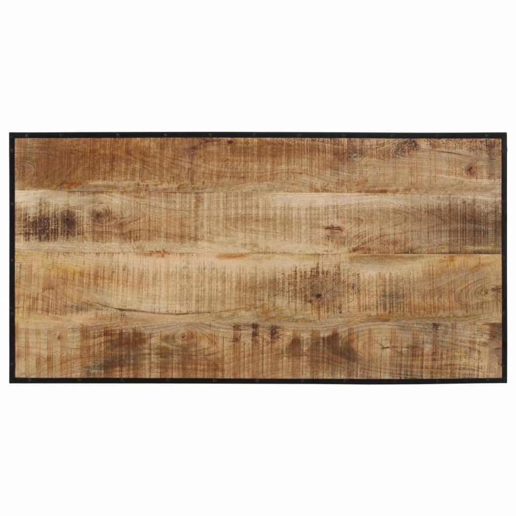 Masă de bar, 110x55x107 cm, lemn masiv de mango nefinisat