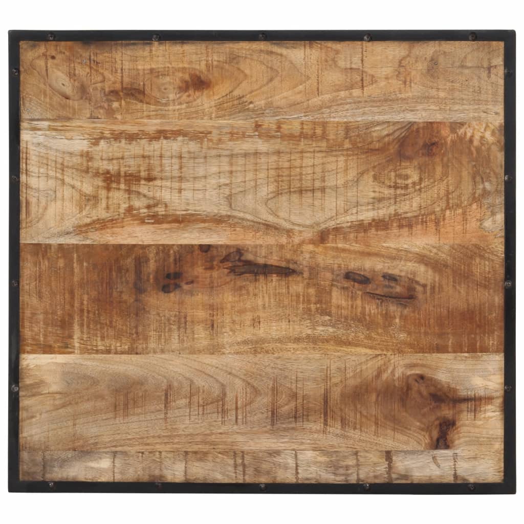Masă de bar, 60x55x107 cm, lemn masiv de mango nefinisat