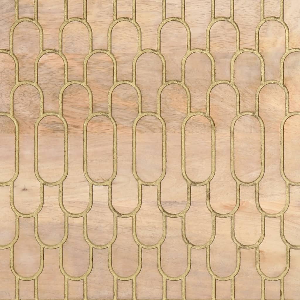 Dulapuri laterale, 2 buc., 60x33x75 cm, lemn masiv de mango