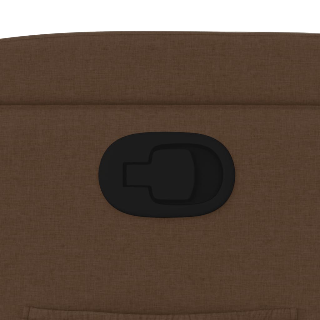 Fotoliu rabatabil, maro, material textil