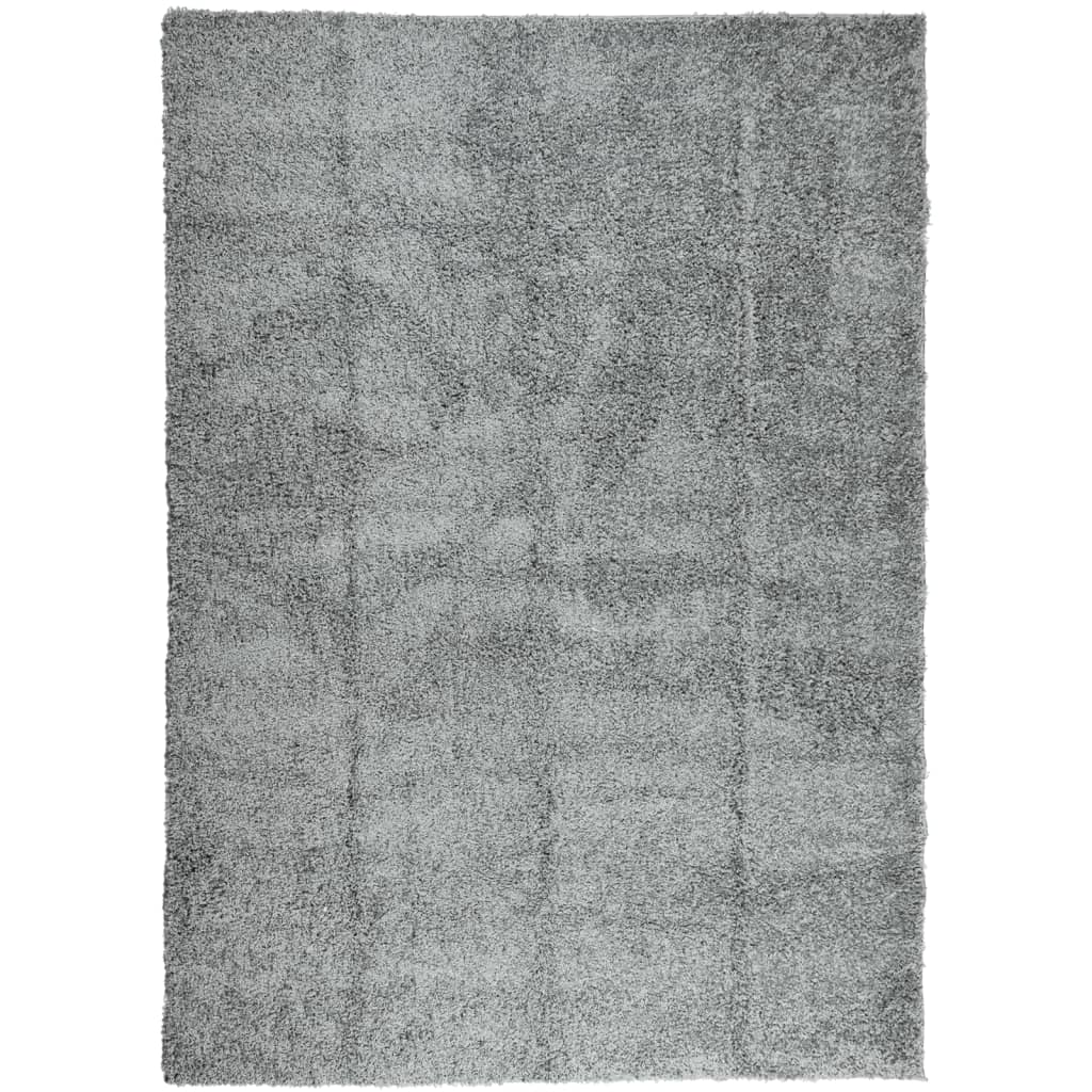 Covor pufos "PAMPLONA" cu fire înalte, verde modern, 200x280 cm