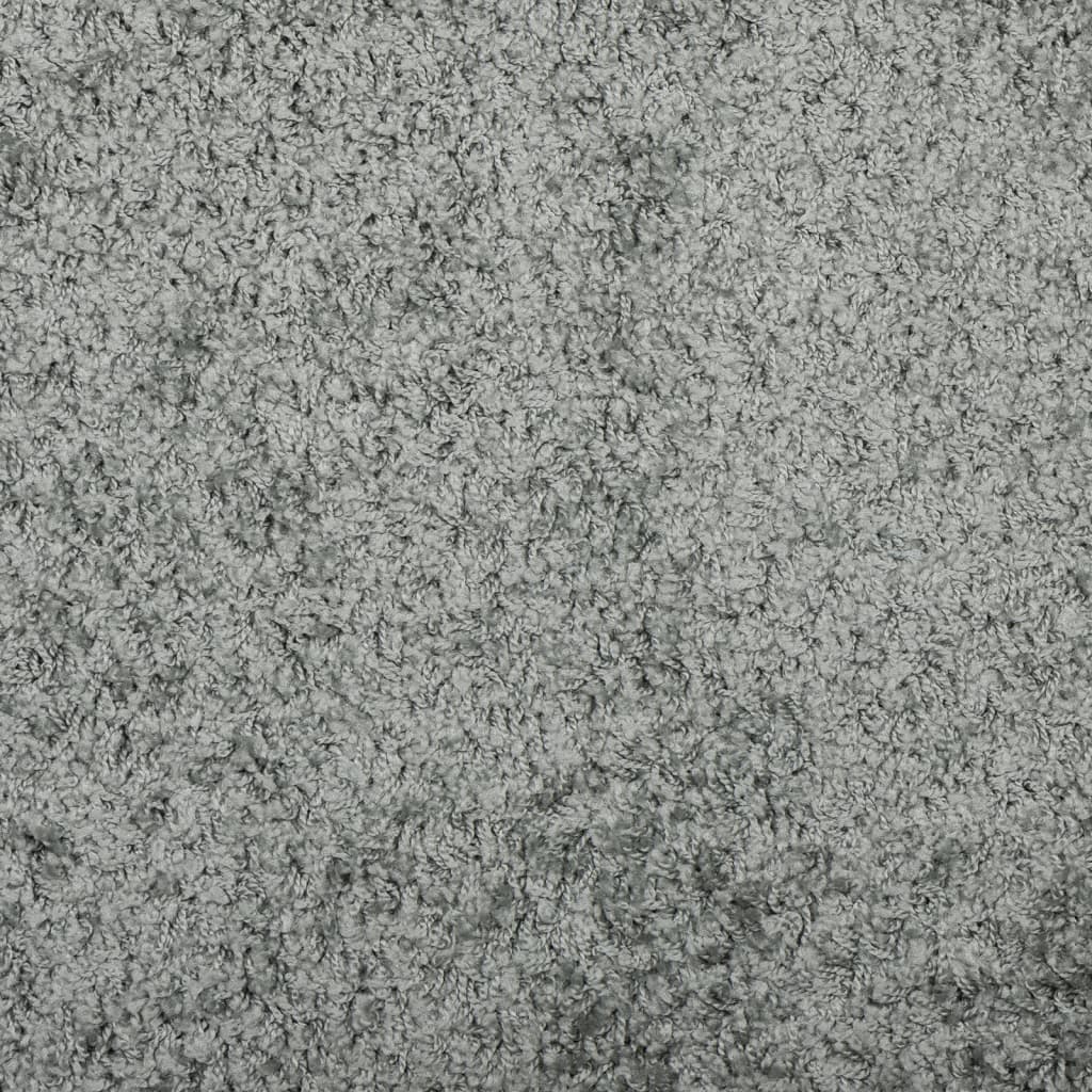 Covor pufos "PAMPLONA" cu fire înalte, verde modern, 200x280 cm