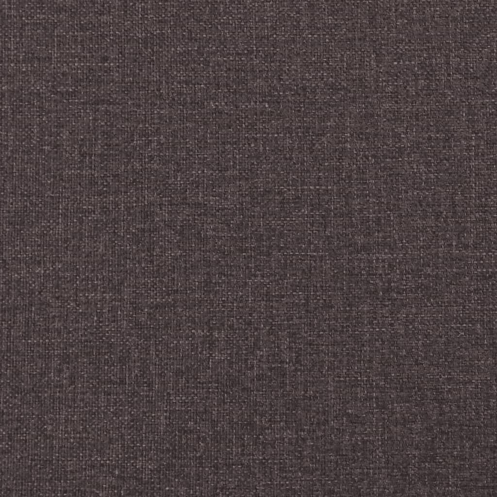 Set canapele, 2 piese, maro închis, material textil