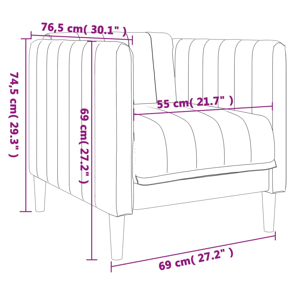 Set de canapele, 3 piese, gri închis, textil