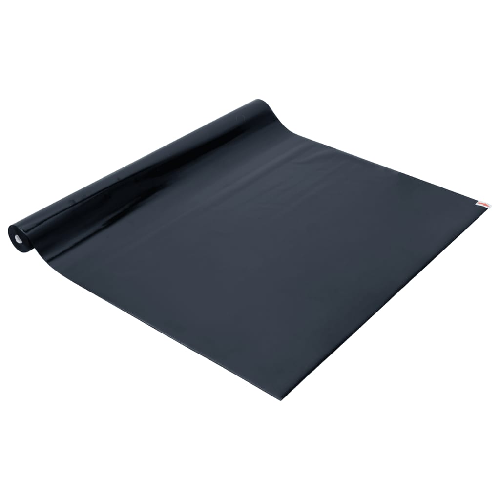 Folie pentru fereastră statică, negru mat, 45x2000 cm, PVC