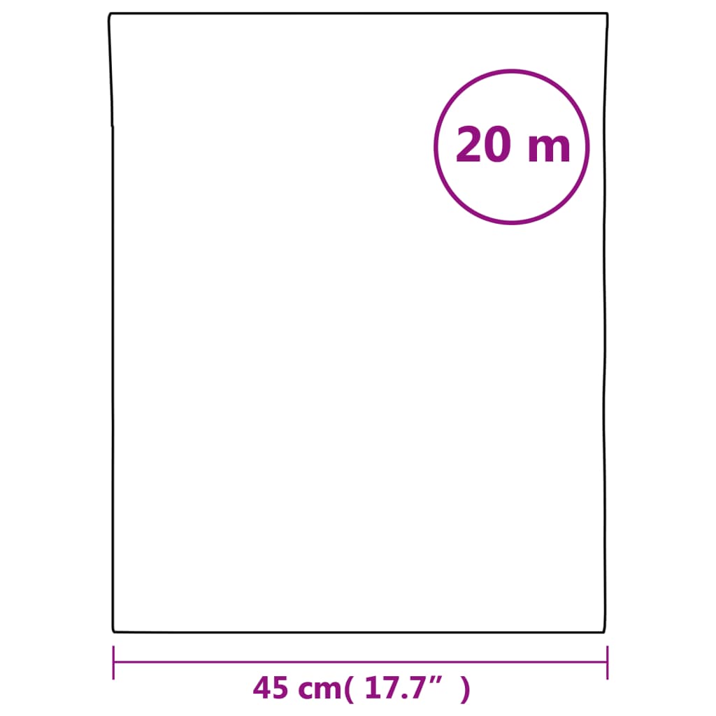 Folie pentru fereastră statică, negru mat, 45x2000 cm, PVC