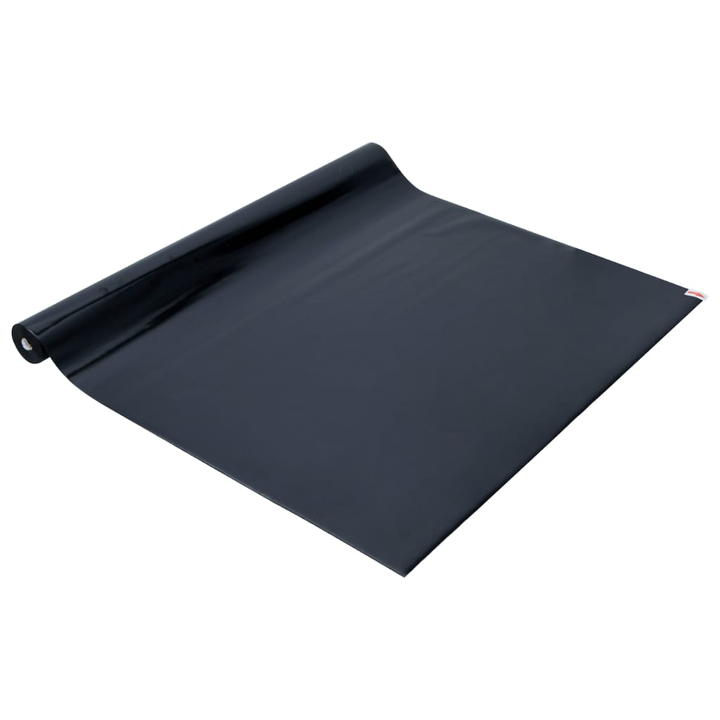 Folie pentru fereastră statică, negru mat, 90x1000 cm, PVC